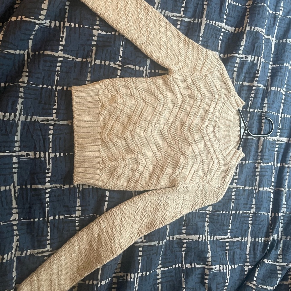 Dynamite Textured Cream Sweater